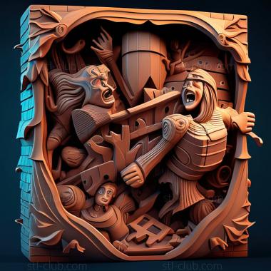 3D модель Игра Сказочные бои (STL)